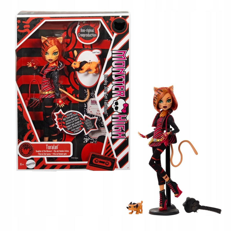 Reprodukcia zberateľskej bábiky Monster High Toralei